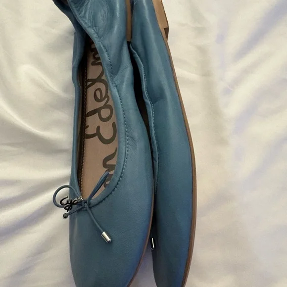 Sam Edelman Women’s Felicia Sky Blue Ballet Flats - Picture 2 of 10